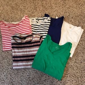 Lot of J Crew T-shirts Size Size XS/S